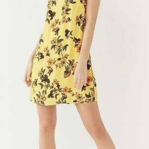 Urban Outfitters Floral Yellow Dress